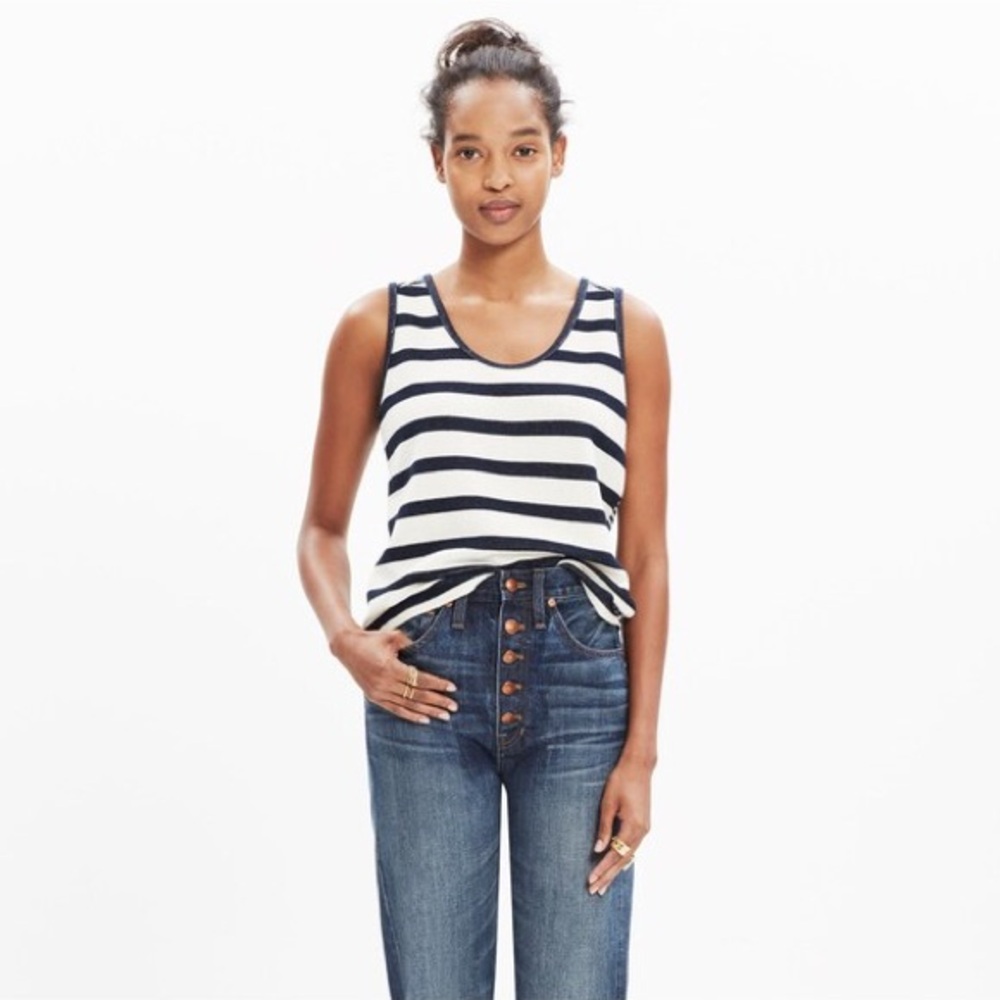 Madewell Coastland Tank Top in Stripe